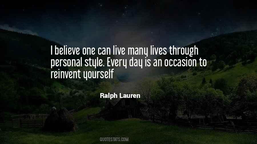 Quotes About Reinventing Yourself #1219098