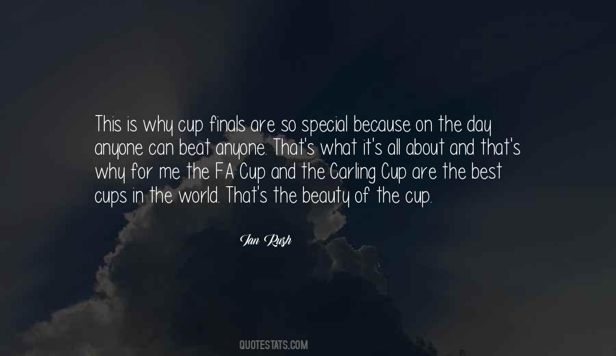 Quotes About Cup Finals #1486339