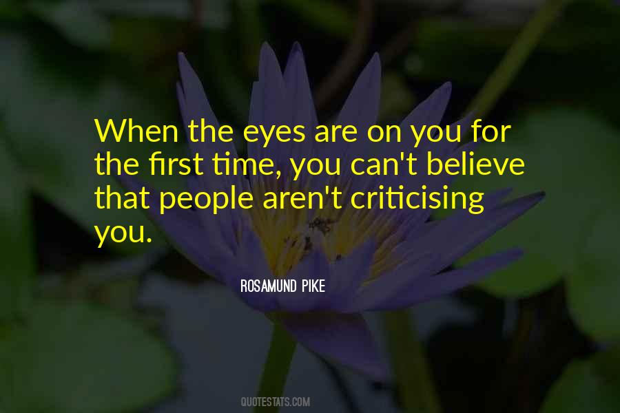 Quotes About Eyes On You #23158