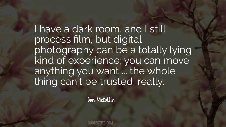 Dark Room Quotes #1260506