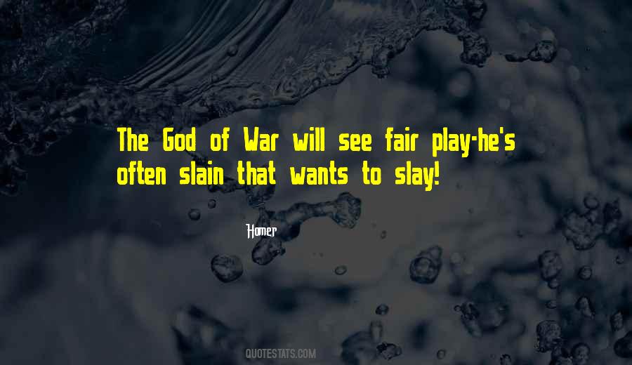 Quotes About God Of War #1651588