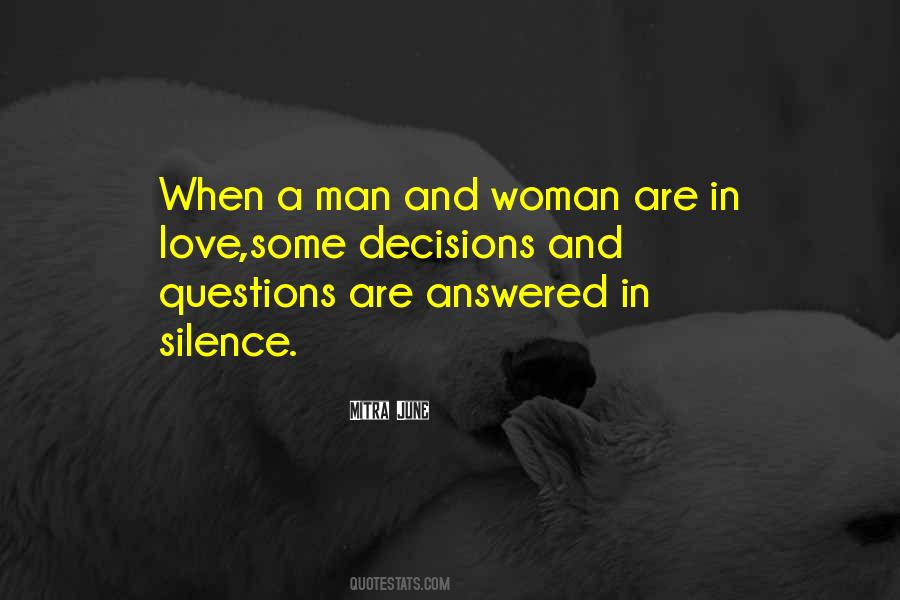 Love And Silence Quotes #302597