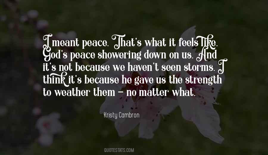 Strength And Peace Quotes #576611