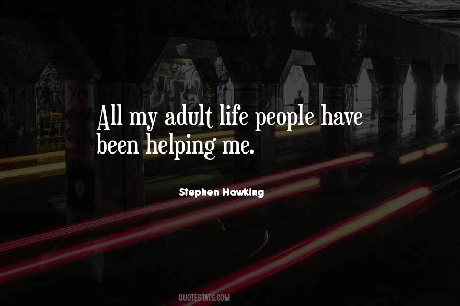 People Helping Me Quotes #1582901