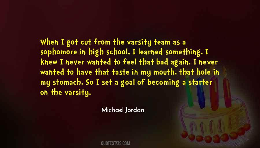 Quotes About Varsity #274002