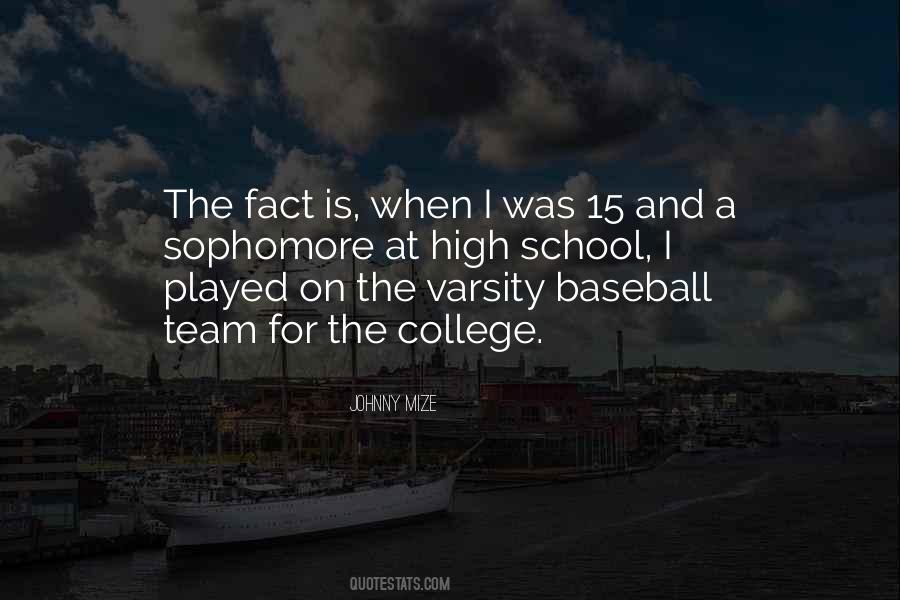Quotes About Varsity #722961