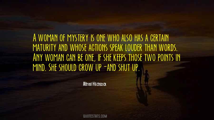Quotes About Mystery Woman #759581