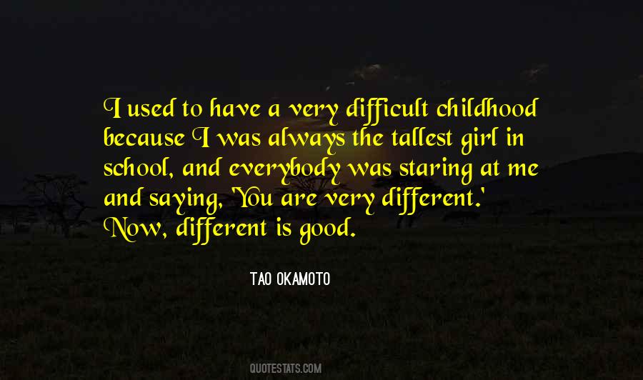 Very Different Girl Quotes #952785