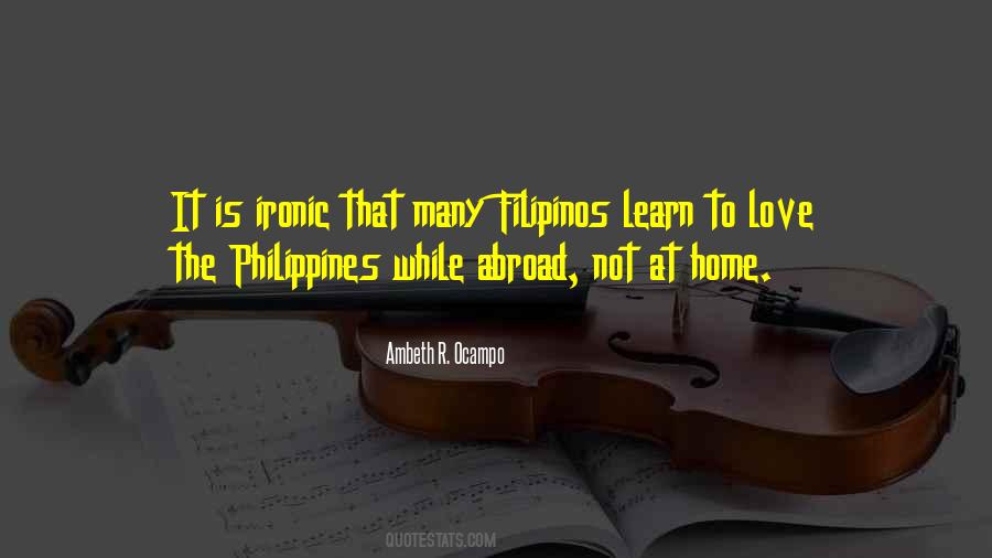 Filipinos Love Quotes #395030