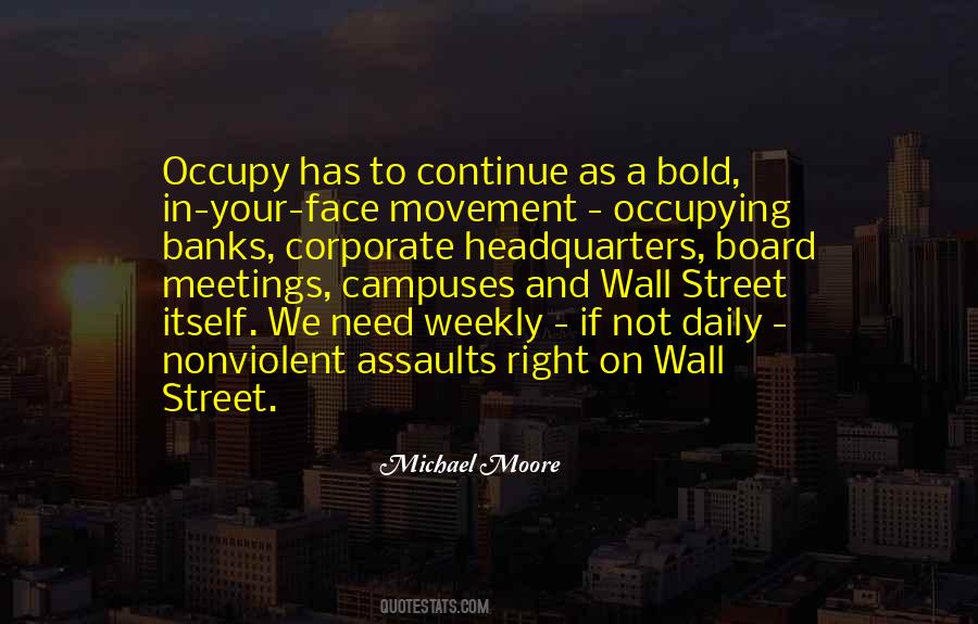 Quotes About Occupy Wall Street #1778069