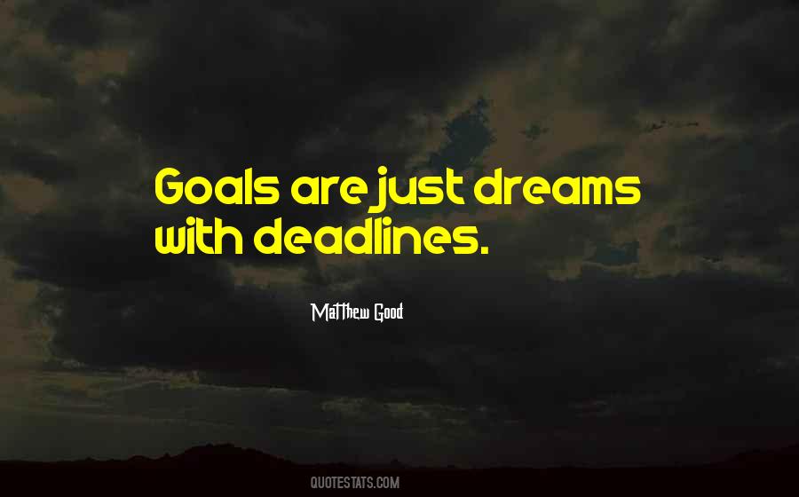 Good Goal Quotes #143740