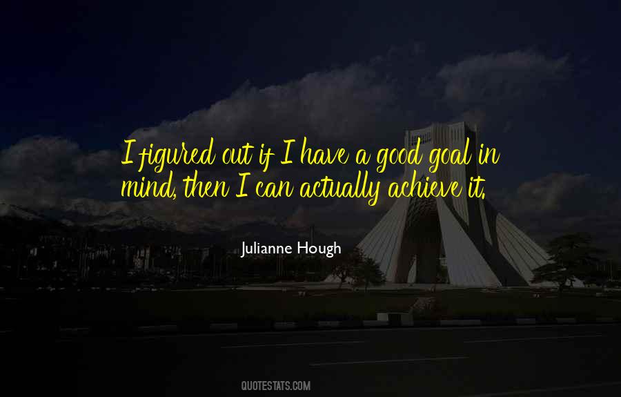 Good Goal Quotes #97784