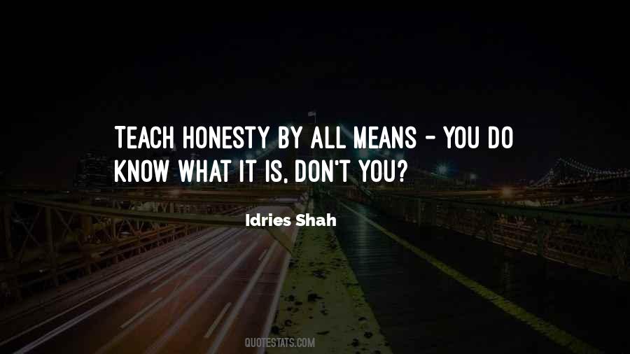 Quotes About Sincerity And Honesty #1194292