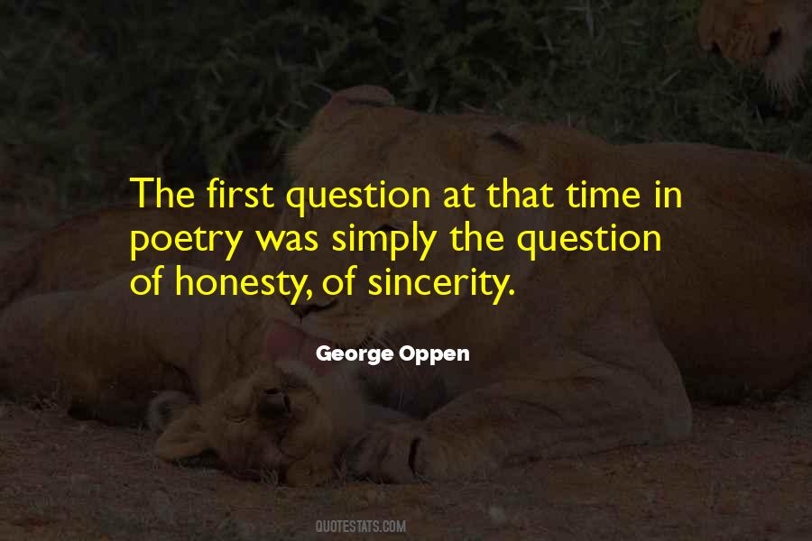 Quotes About Sincerity And Honesty #777475