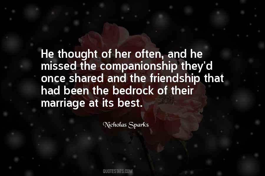 Quotes About Marriage And Friendship #323089