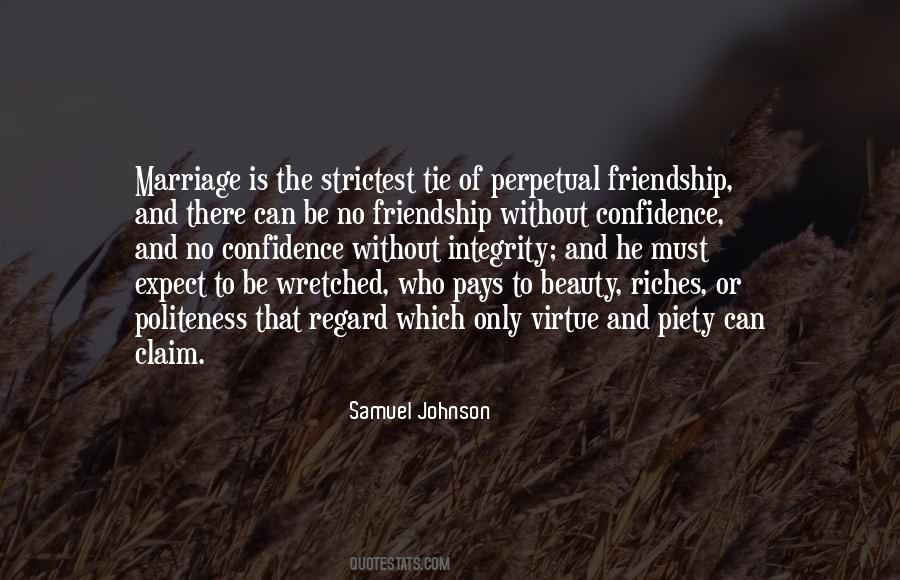 Quotes About Marriage And Friendship #613363
