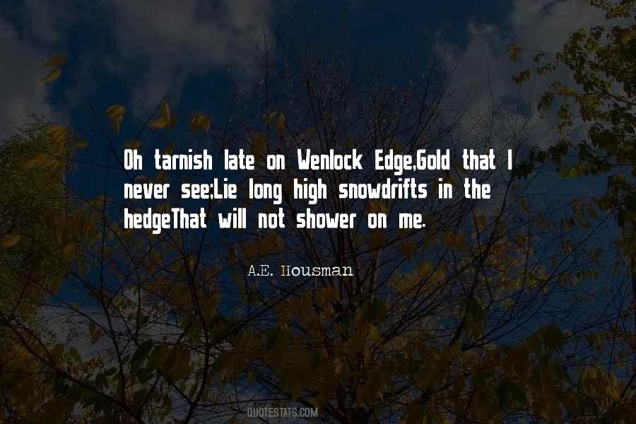 Wenlock Edge Quotes #710392
