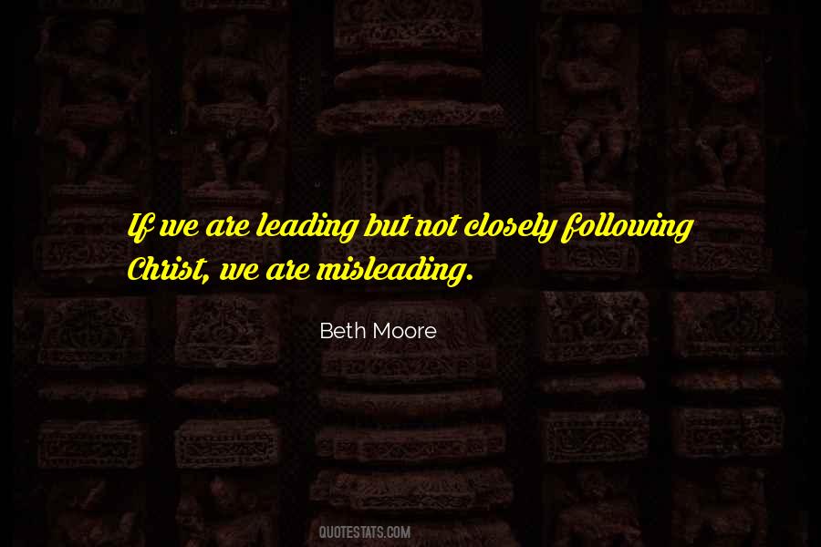 Quotes About Misleading Others #21134