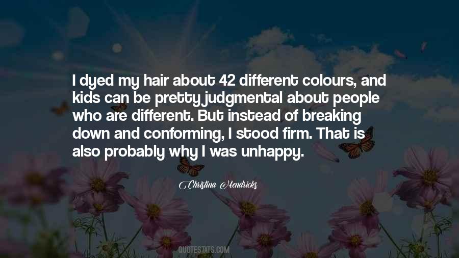 Quotes About Dyed Hair #108293