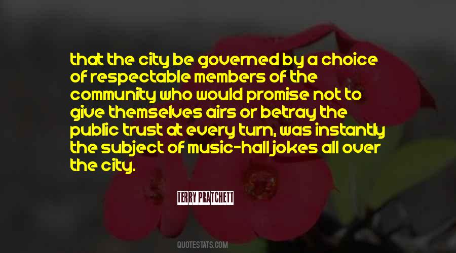 Quotes About City Hall #1130169