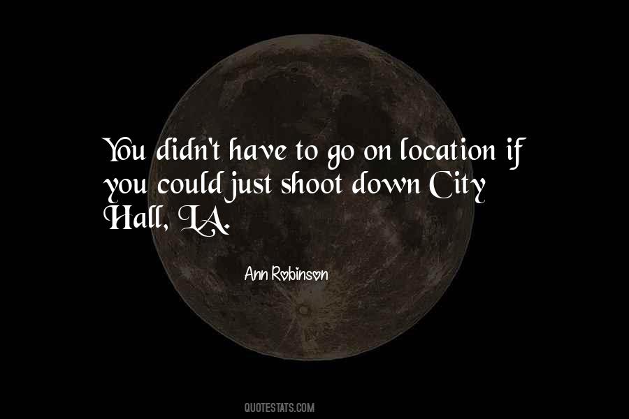 Quotes About City Hall #1601278