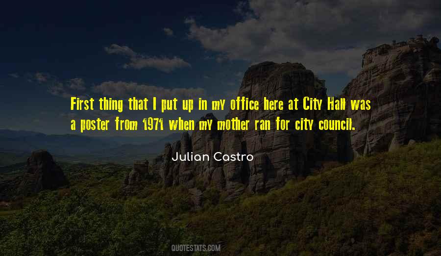 Quotes About City Hall #824697