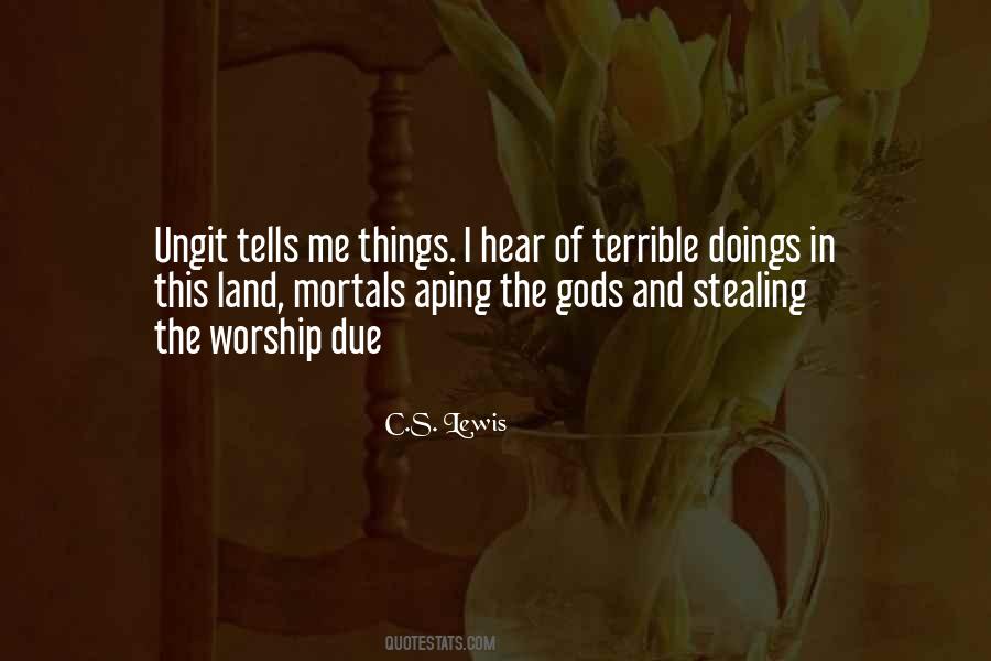 Gods Land Quotes #440435