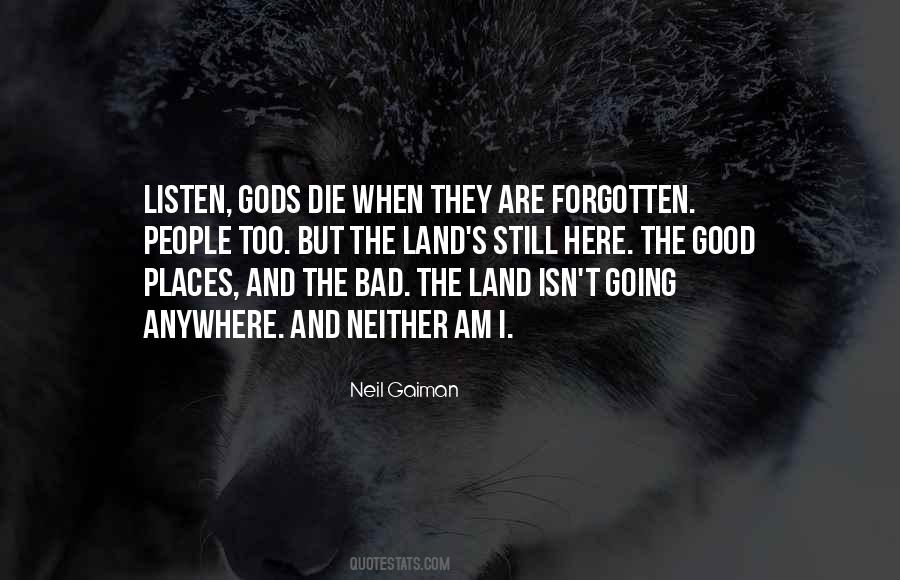 Gods Land Quotes #911821