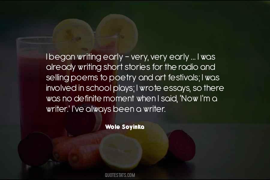 Quotes About Writing Plays #174784