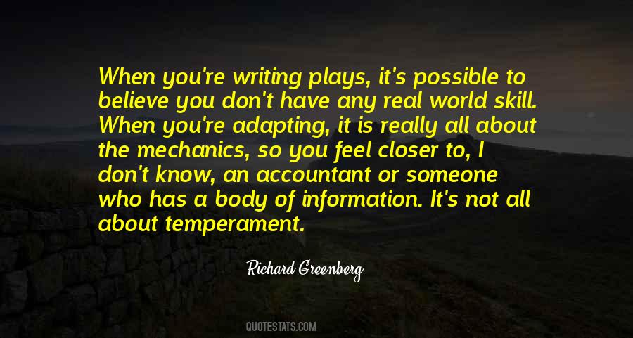 Quotes About Writing Plays #812887