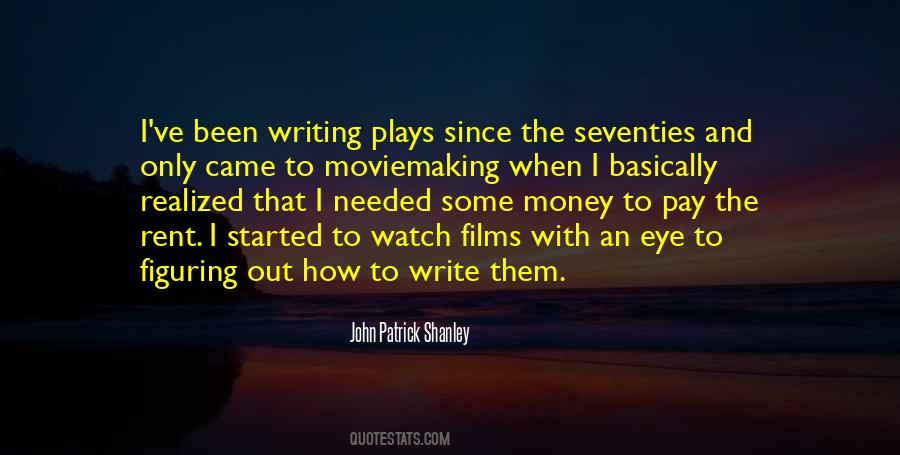 Quotes About Writing Plays #850865