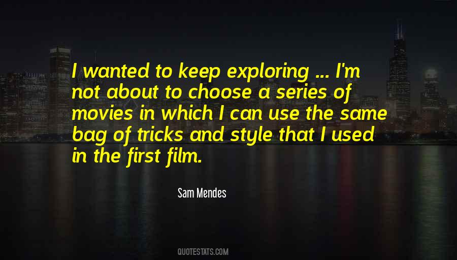 First In A Series Quotes #1175045