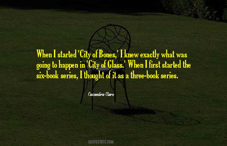 First In A Series Quotes #1684811
