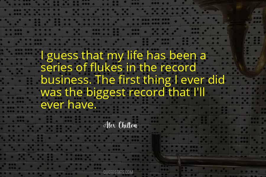 First In A Series Quotes #661027
