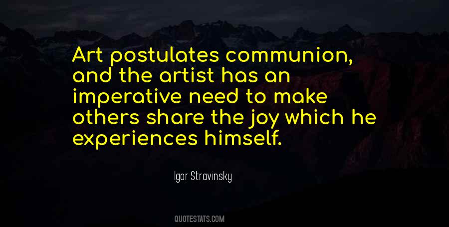 Art And Joy Quotes #1878449