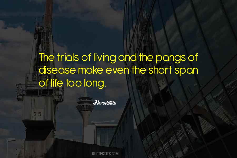 Quotes About Pangs #901934