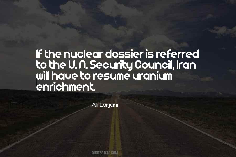 Quotes About Uranium #798007