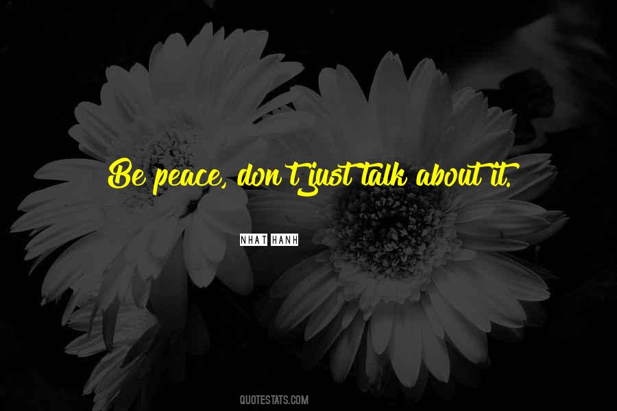 Be Peace Quotes #370493