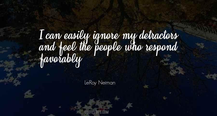 Quotes About Detractors #1108136