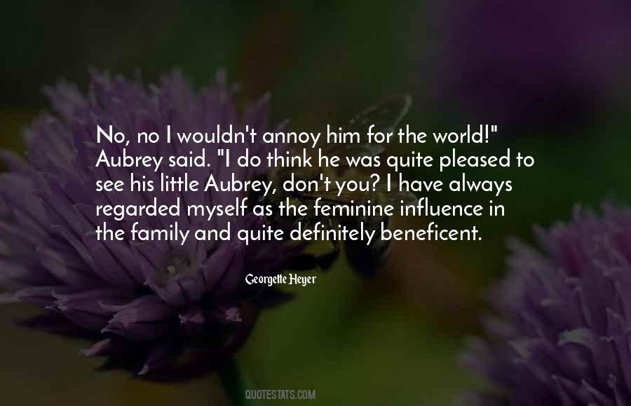 Quotes About Aubrey #762379