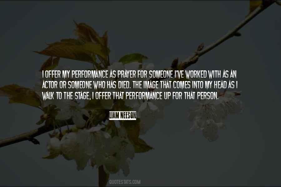 Quotes About Stage Performance #1033521