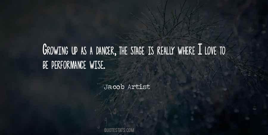 Quotes About Stage Performance #1202033