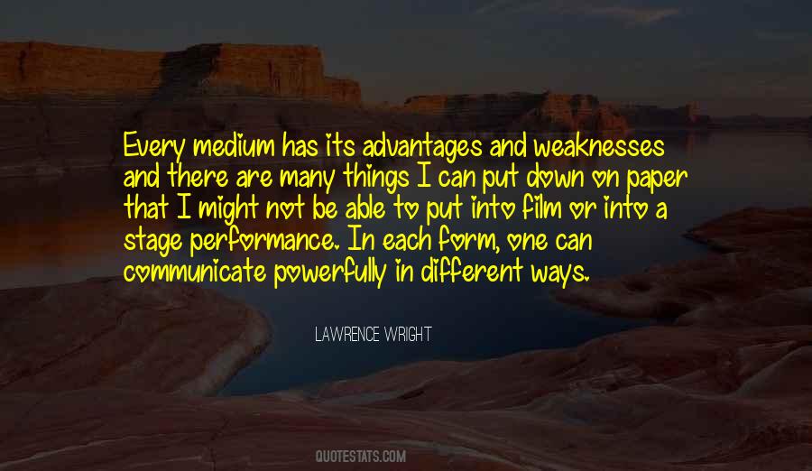 Quotes About Stage Performance #1369560