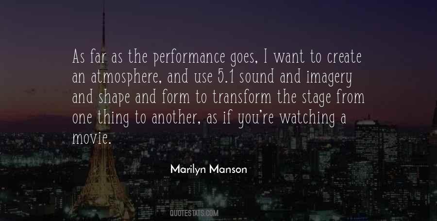 Quotes About Stage Performance #144355