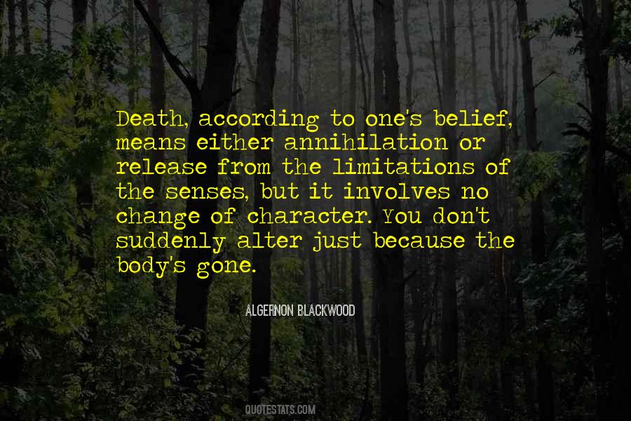 Senses Of The Body Quotes #1221990