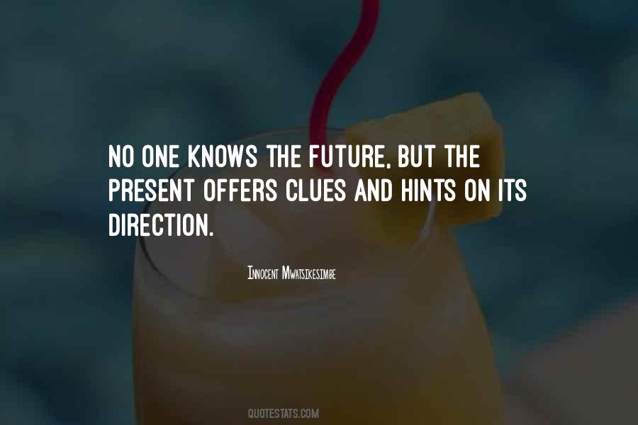 Quotes About Clues #1191389