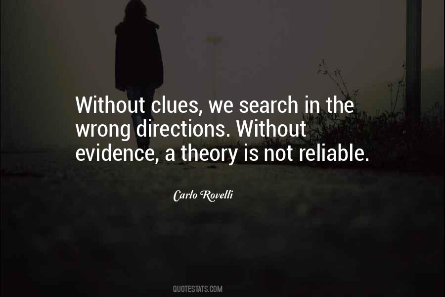 Quotes About Clues #1752613