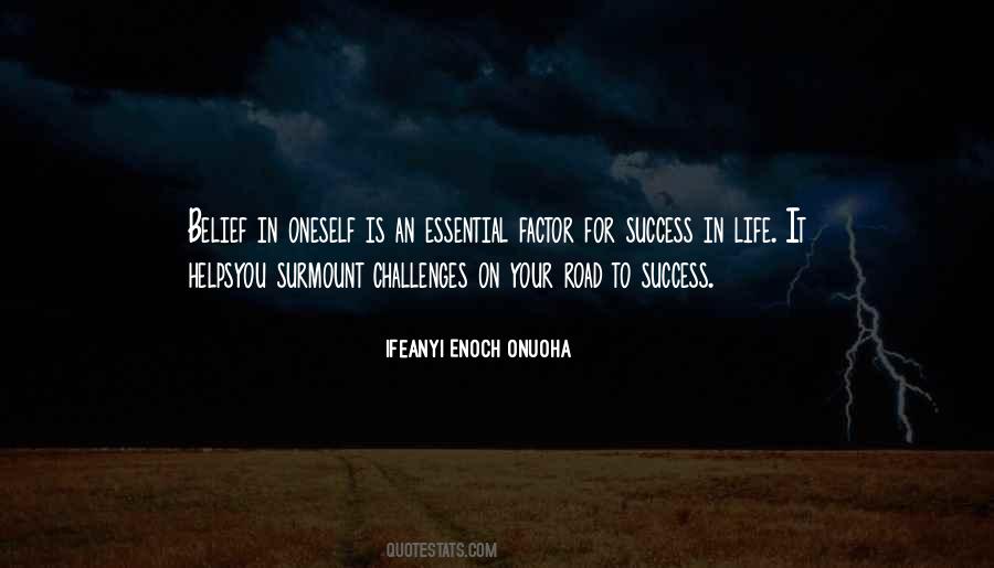 Essential For Success Quotes #1311959