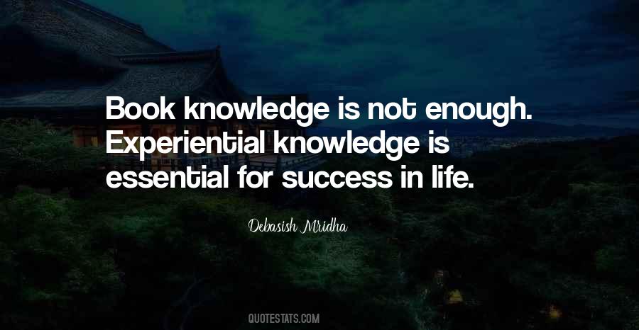 Essential For Success Quotes #275995