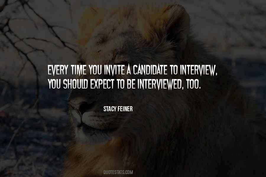 Interviewed By Quotes #551038